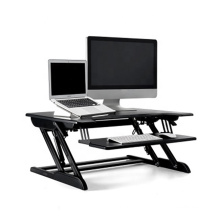 Wholesale Sit to Stand Up Computer Desktop Riser Station with Keyboard Mouse Tray